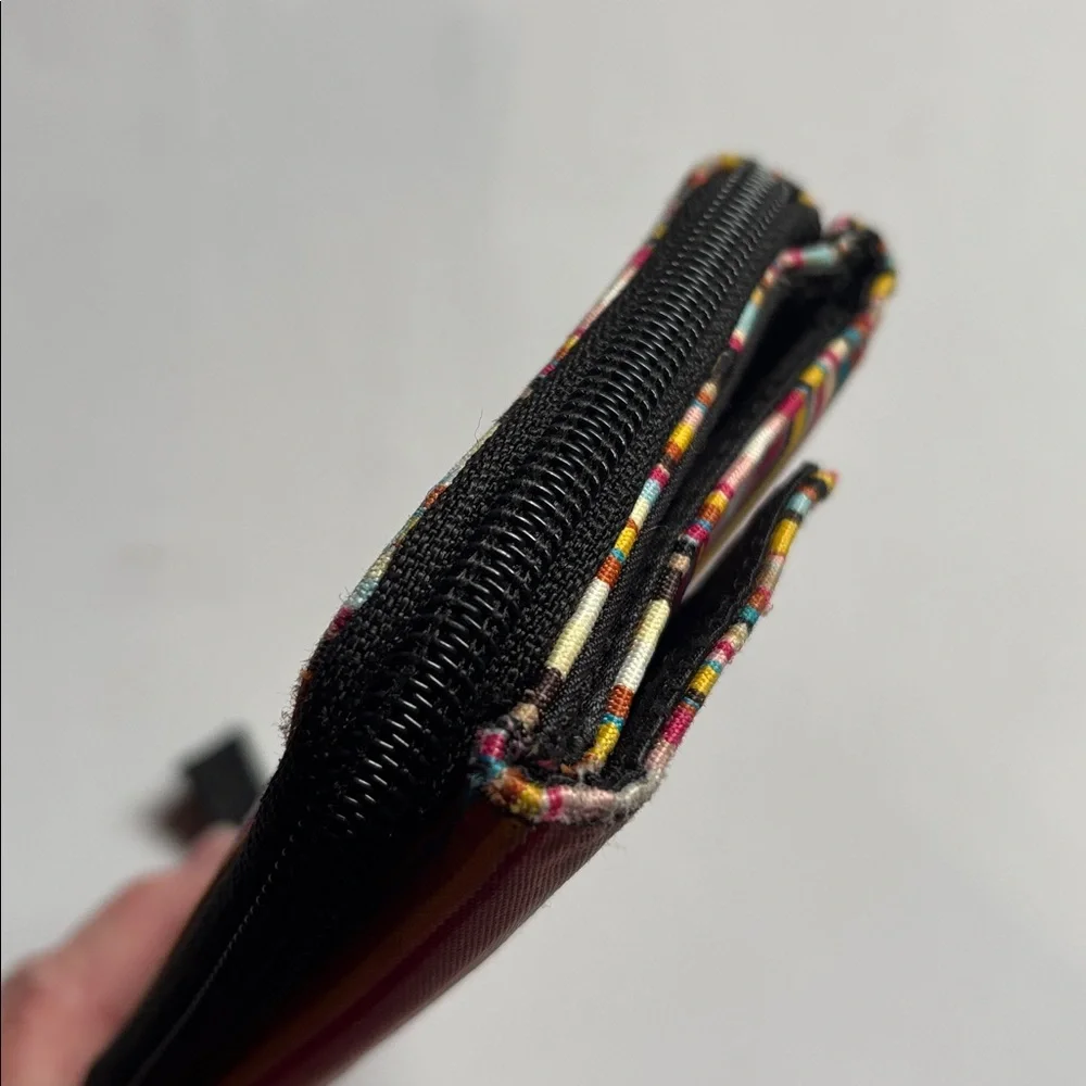 Kate Spade Vibrant Striped Wallet Y2K KATE SPADE STRIPES TRIFOLD WALLET VTG